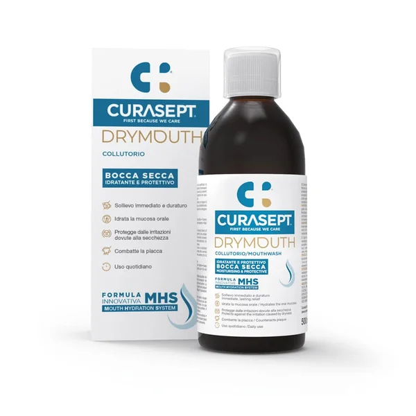 Curasept Drymouth – Collutorio Idratante E Protettivo 500ml
