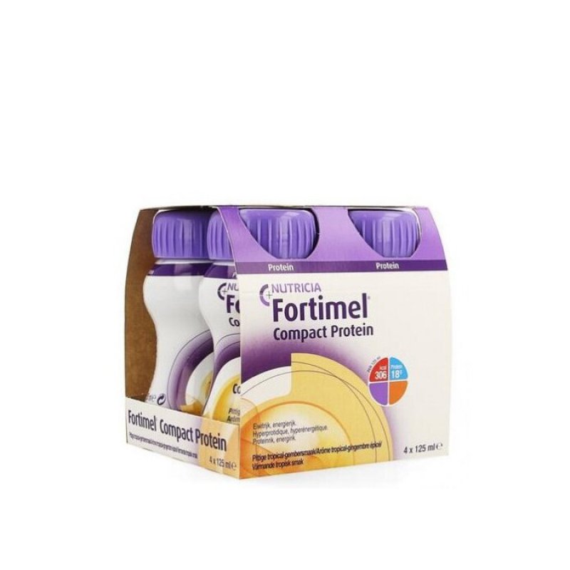 Fortimel Compact Protein Nutricia Hot Tropical Ginger 4x125ml