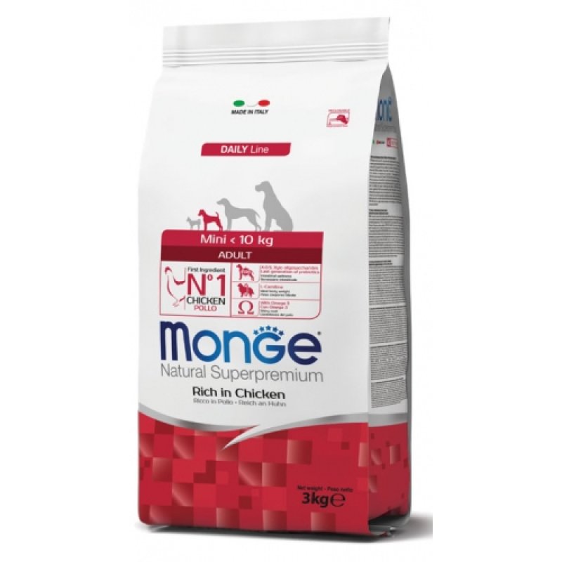 Dog Mini Adult Pollo Monge 3kg