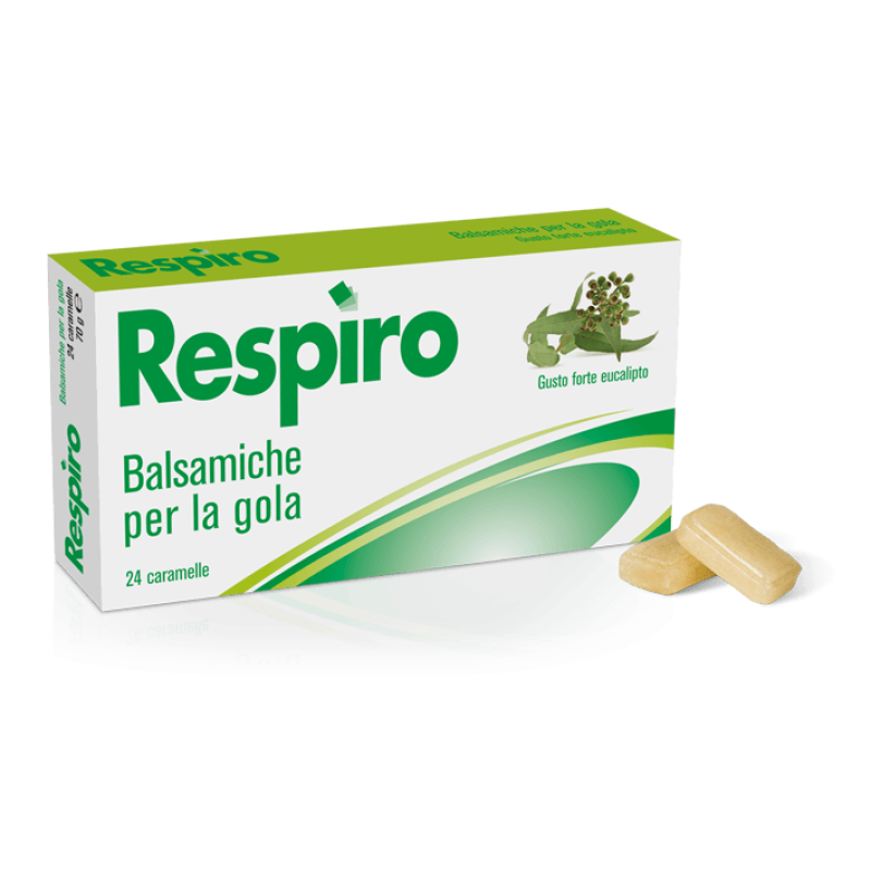 RESPIRO Balsamiche Eucalipto Montefarmaco OTC 24 Caramelle