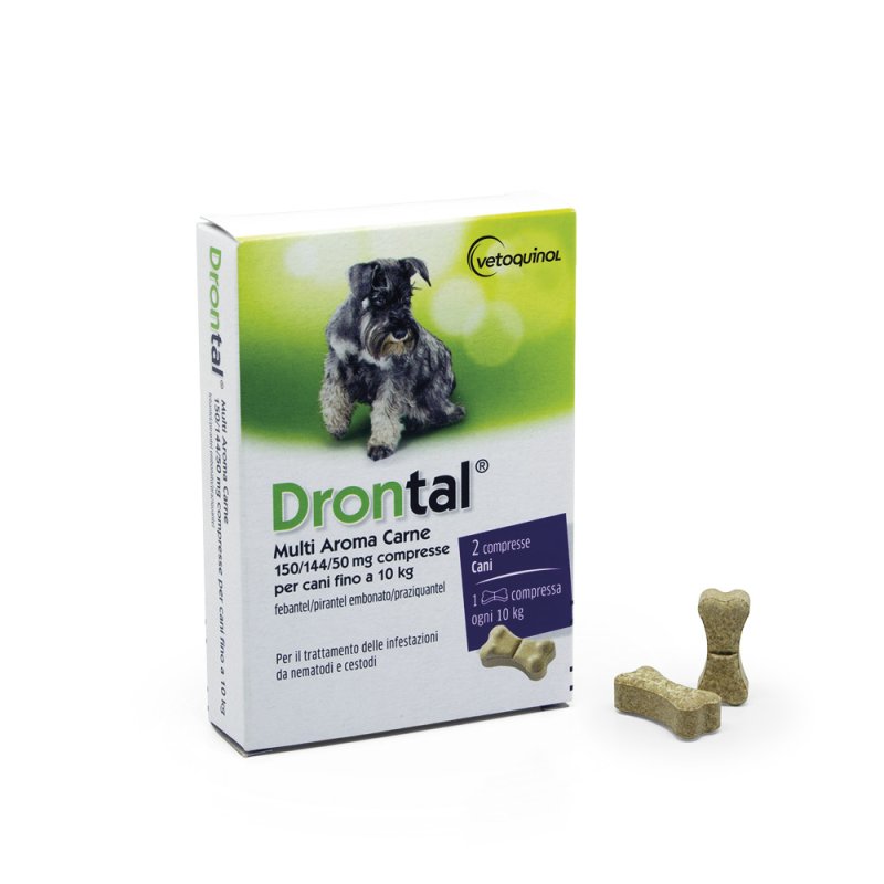 DRONTAL MULTI AROMA CARNE 2 COMPRESSE