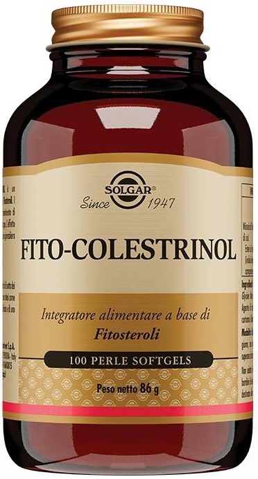 Solgar Fito-Colestrinol Integratore Colesterolo Con Fitosteroli 100 Perle Softgel