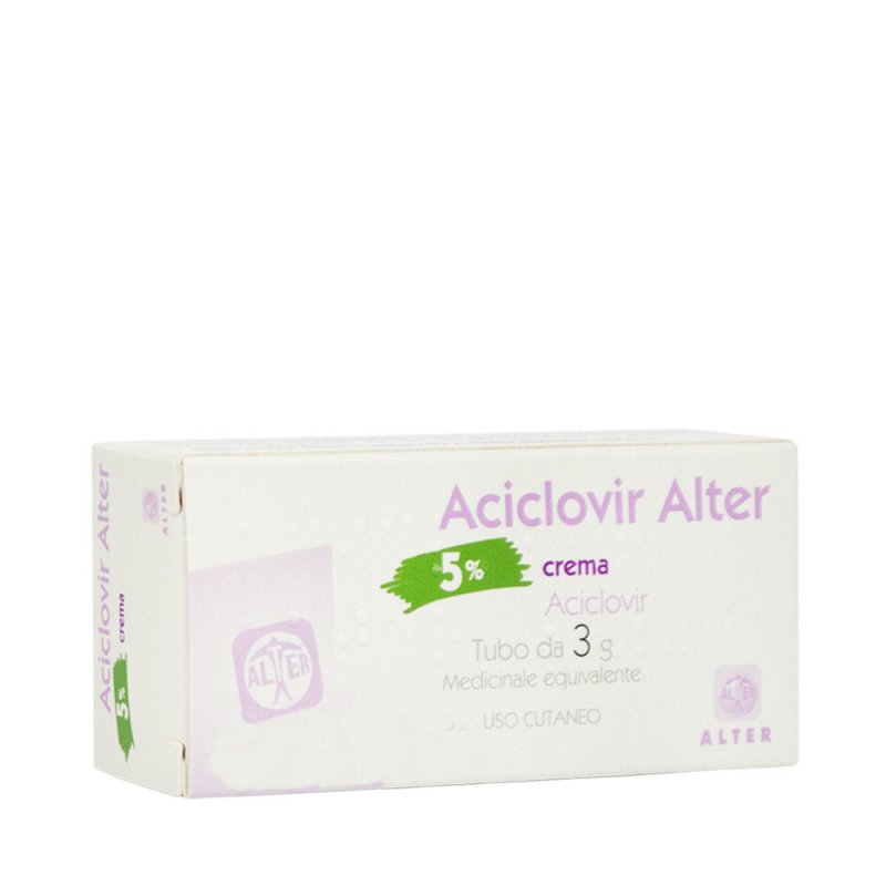 Aciclovir Alter 5% Crema 3g