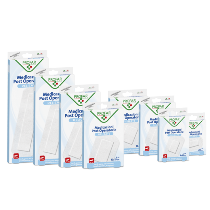Profar Medicazione Sterili Post Operatorie 10x12cm 4 Pezzi