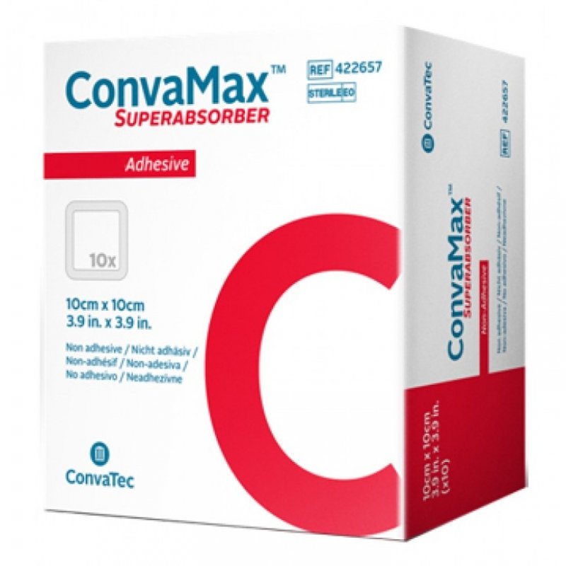 ConvaMax Superabsorber ConvaTec 10 Medicazioni 10X10cm