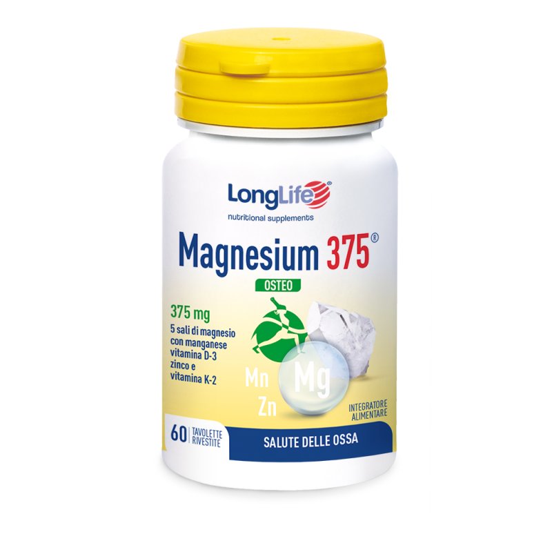 Magnesium 375 OSTEO LongLife 60 Tavolette Rivestite