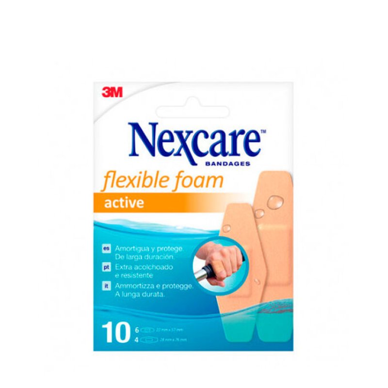 Nexcare Flexible Foam 3M 10 Cerotti