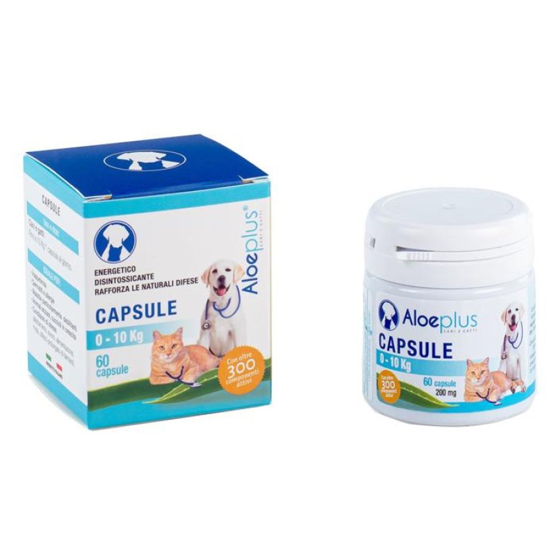 AloePlus Cane Gatto 0-10Kg 60 Capsule