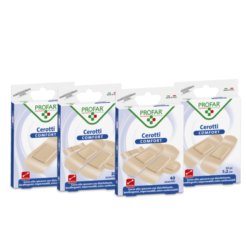 Profar Cerotti Confort Impermeabili 7x3cm 20 Pezzi
