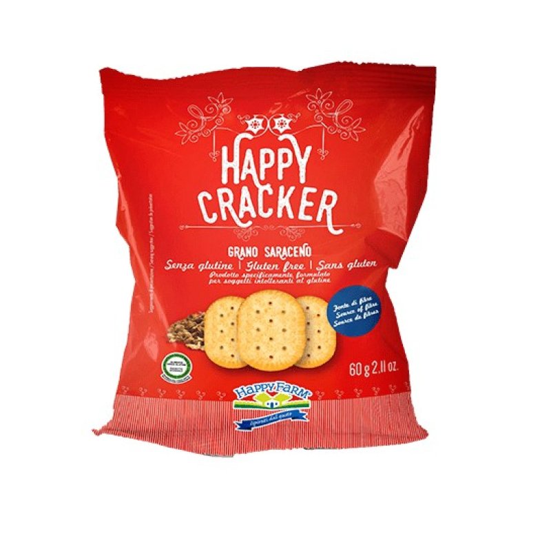 Happy Farm Cracker Grano Saraceno 60 G