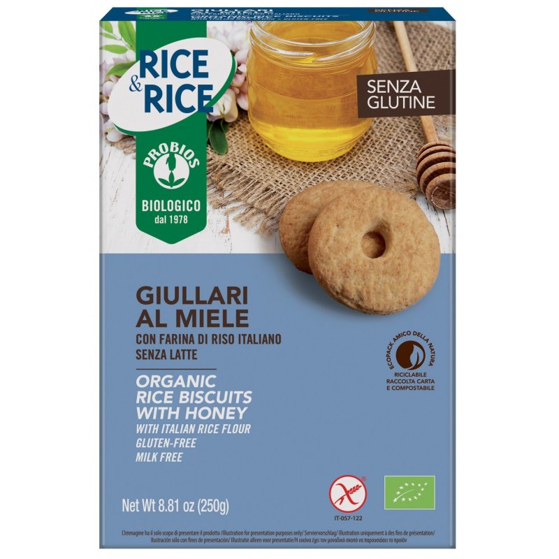 BISCOTTI GIULLARI AL MIELE PROBIOS 250g