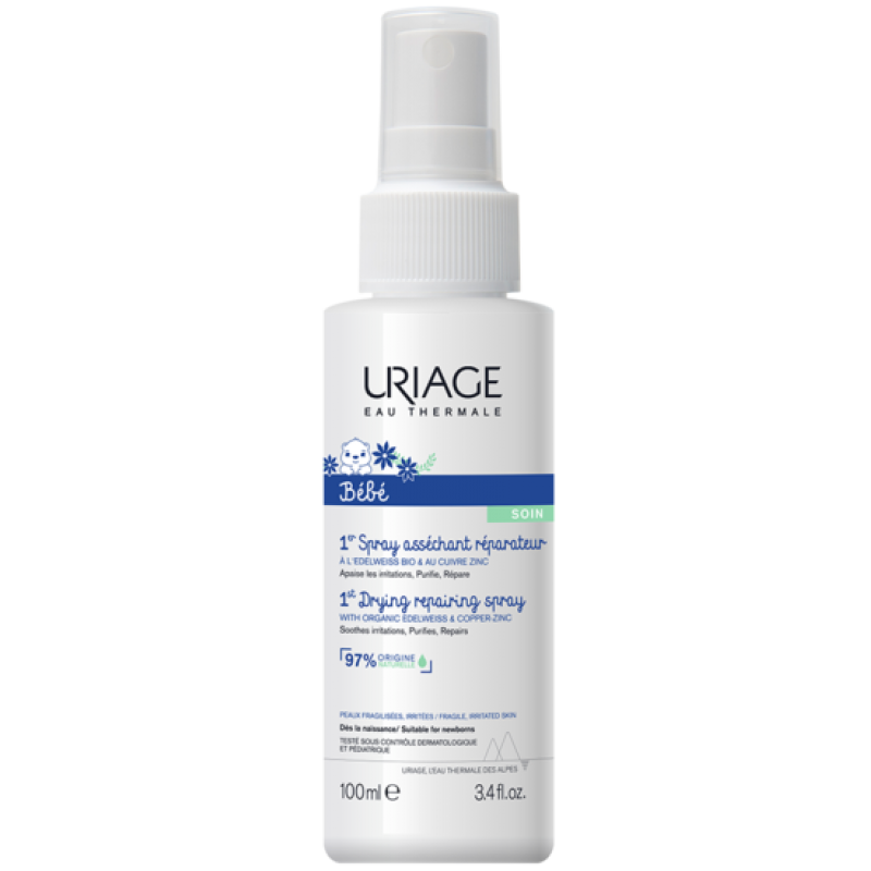 Bébé Spray Assorbente Riparatore Uriage 100ml