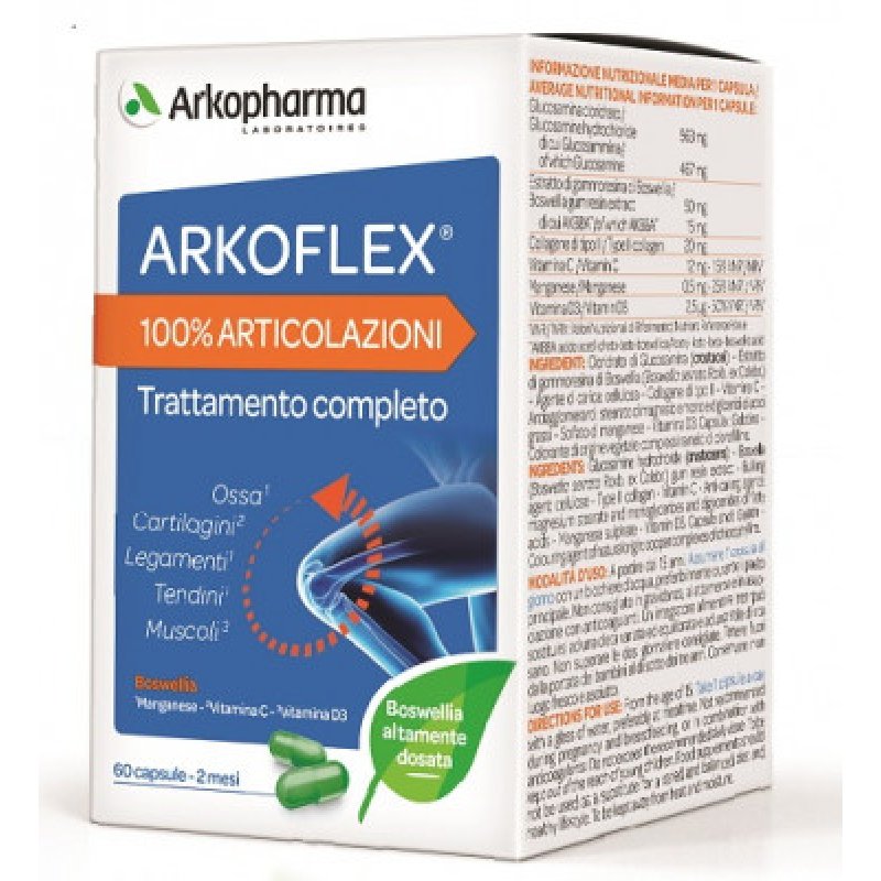 ARKOFLEX® 100% ARTICOLAZIONI Arkofarm 60 Capsule