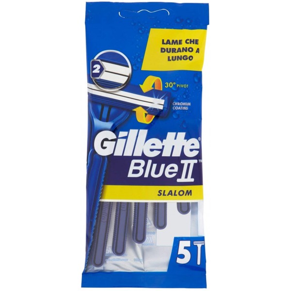 GILLETTE RADI&GETTA BLU II 2 LAME SLALOM PZ.5