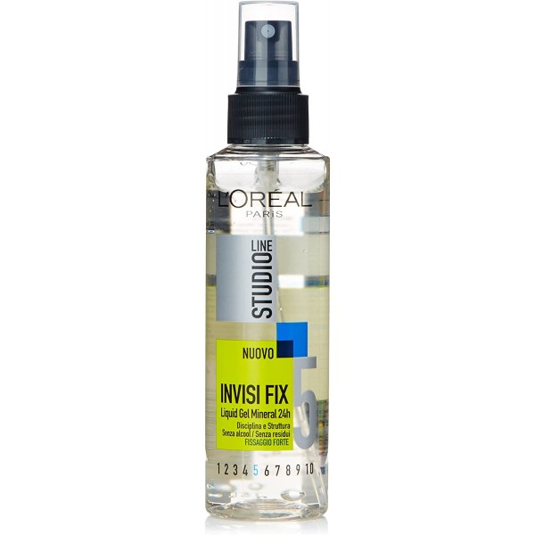 L'OREAL STUDIO LINE INVISI FIX LIQUID GEL MINERAL 150ML.FISSAGGIO FORTE