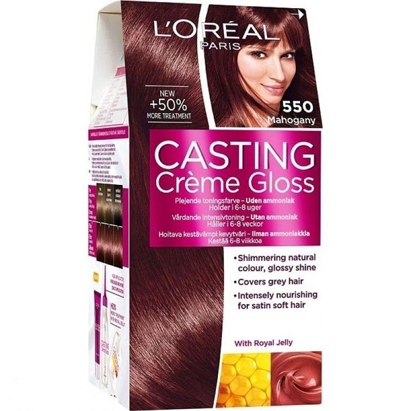 L'OREAL CASTING CREME GLOSS TRATTAMENTO COLORANTE SENZA AMMONIACA 550 MOGANO