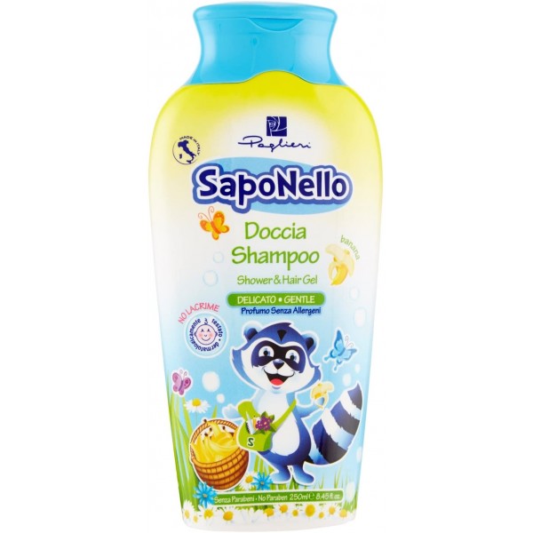 SAPONELLO BAGNODOCCIA SHAMPOO 250ML.BANANA