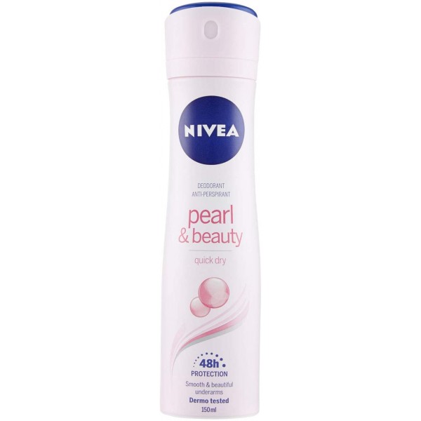 NIVEA DEODORANTE SPRAY PEARL&BEAUTY 150ML.CON ESTRATTI DI PERLA
