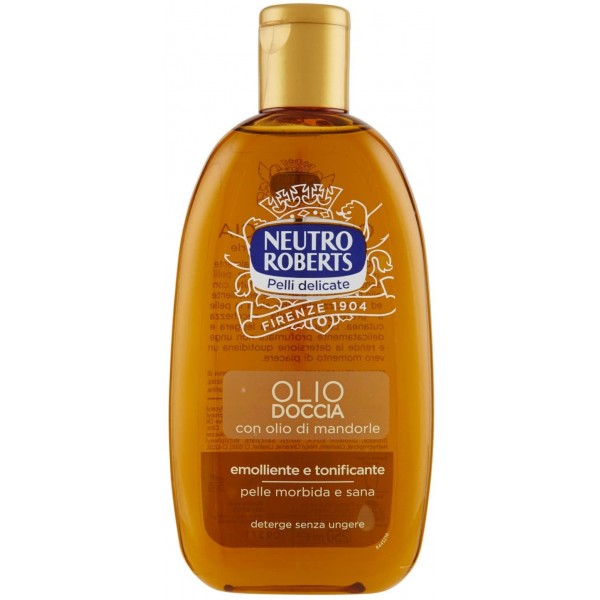 NEUTRO ROBERTS OLIO DOCCIA EMOLLIENTE E TONIFICANTE 250ML.OLIO DI MANDORLA