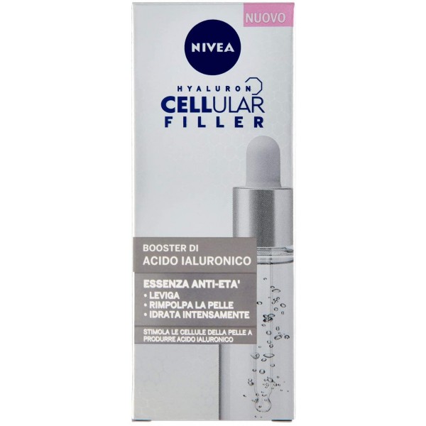 NIVEA HYALURON CELLULAR BOOSTER DI ACIDO IALURONICO 30ML.ESSENZA ANTI-ETA'