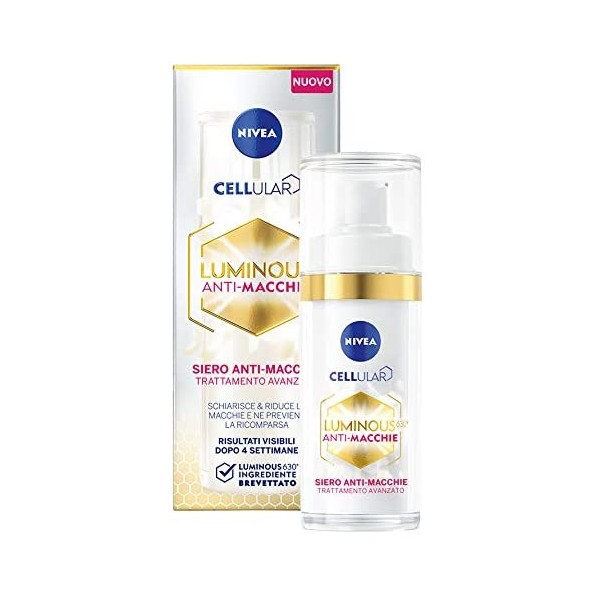 NIVEA LUMINOUS SIERO ANTI-MACCHIE 30ML.TRATTAMENTO AVANZATO