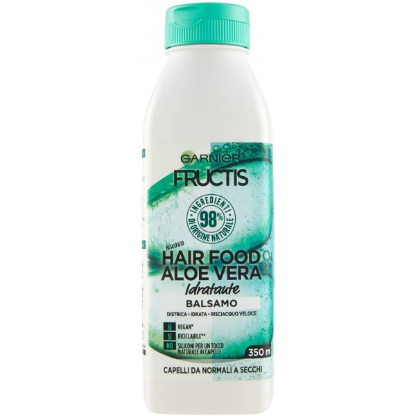 GARNIER FRUCTIS HAIR FOOD BALSAMO IDRATANTE 350ML.ALOE VERA PER CAPELLI DA NORMALI A SECCHI