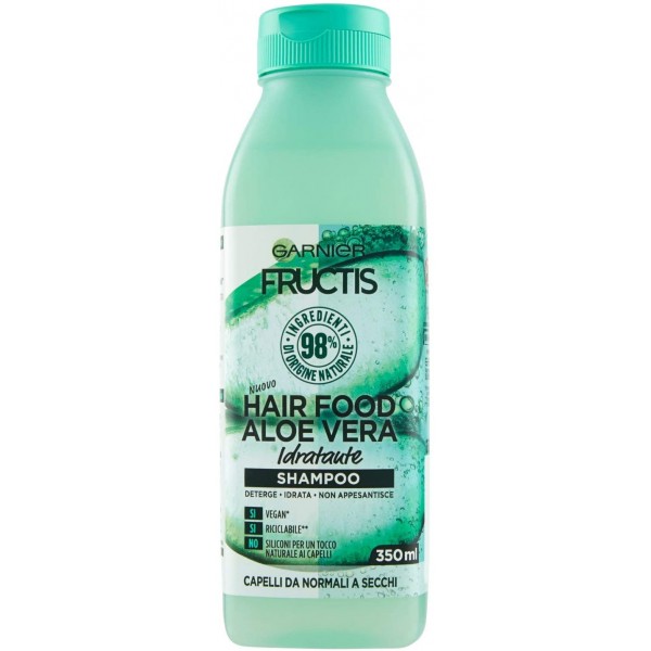 GARNIER FRUCTIS HAIR FOOD SHAMPOO IDRATANTE 350ML.ALOE VERA PER CAPELLI DA NORMALI A SECCHI