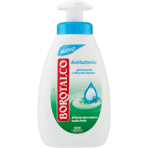 BOROTALCO SAPONE LIQUIDO BASE 250ML.IGIENIZZANTE AL MUSCHIO BIANCO