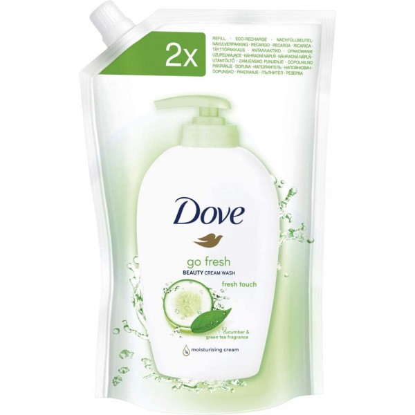 DOVE SAPONE LIQUIDO ECORICARICA 500ML.FRESH TOUCH