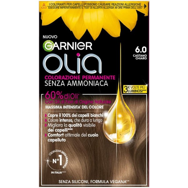 GARNIER OLIA COLORAZIONE PERMANENTE 6.0 CASTANO CHIARO