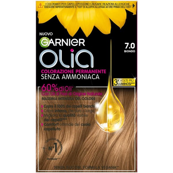 GARNIER OLIA COLORAZIONE PERMANENTE 7.0 BIONDO