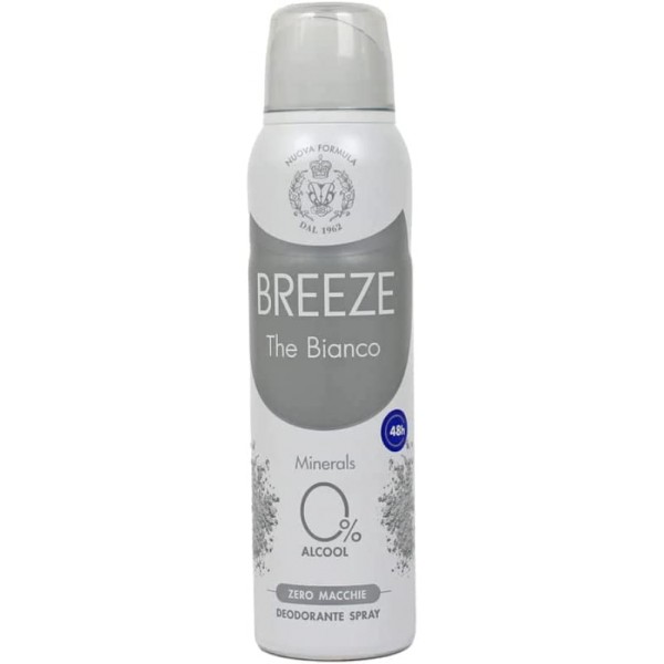 BREEZE DEODORANTE SPRAY MINERAL 150ML.THE BIANCO
