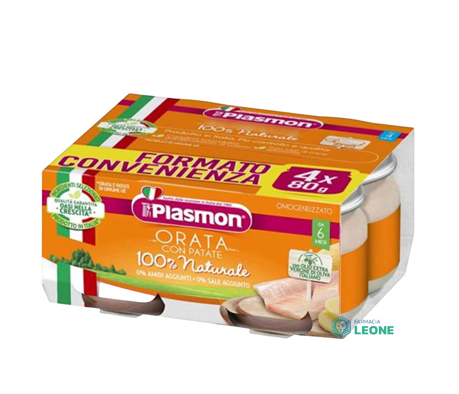 Plasmon Orata Con Patate 4 X 80 G