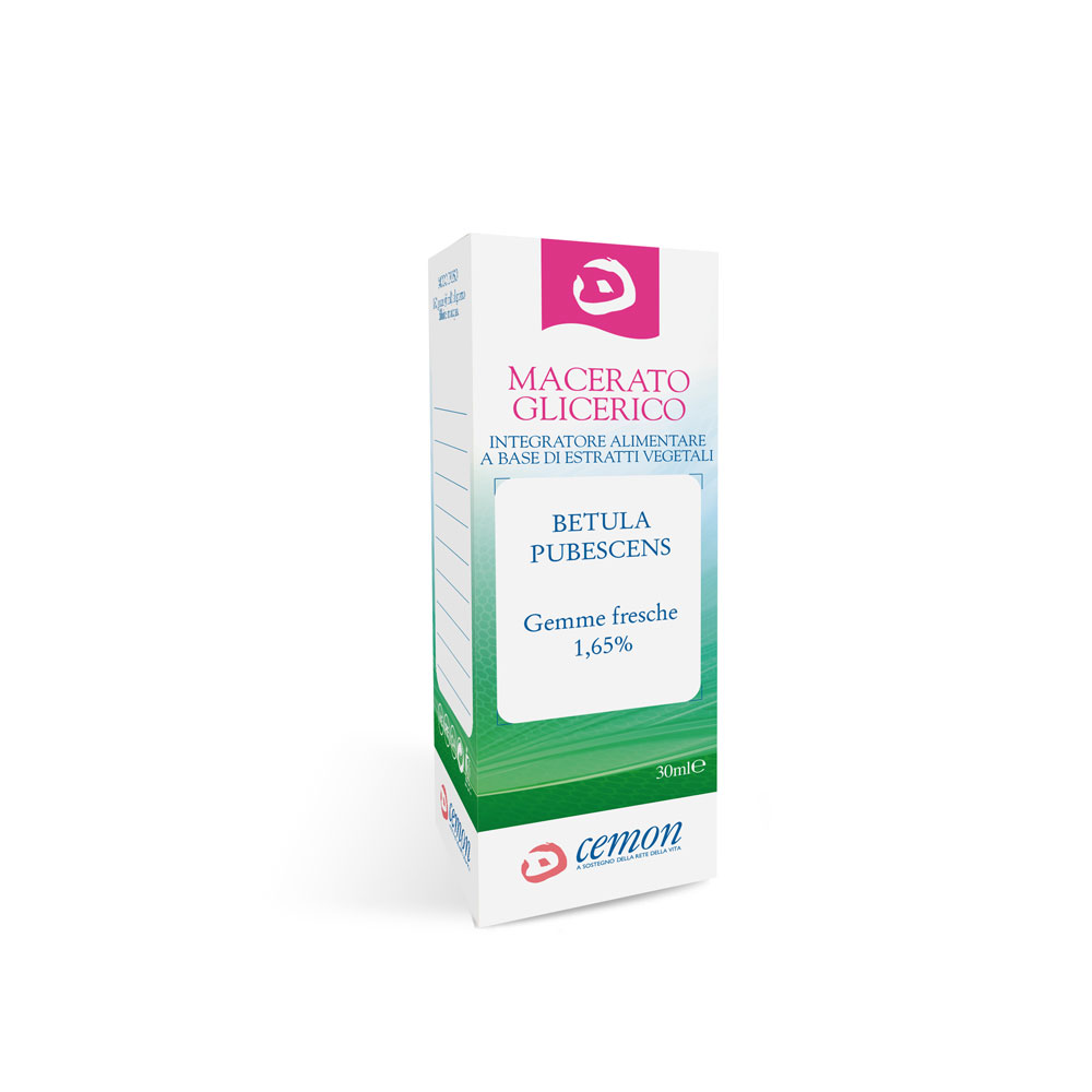 Betula Pubescente Gemme Macerato Glicerico 30ml Cemon