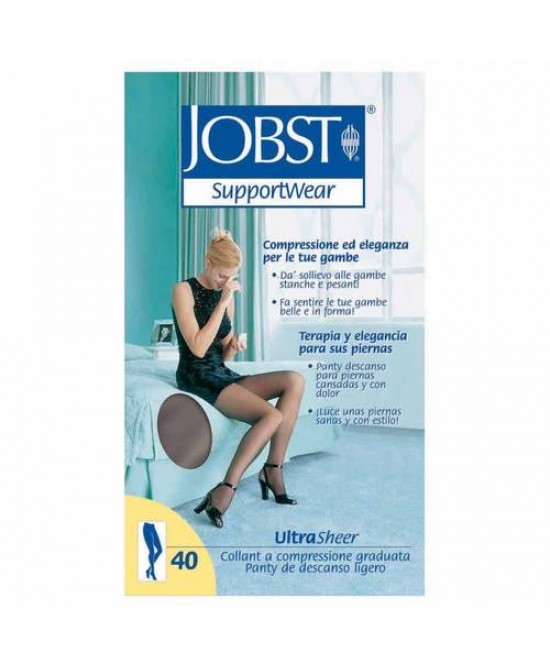 Calza Compressiva Jobst Ultrasheer 5 10mmhg Collant Noir 2