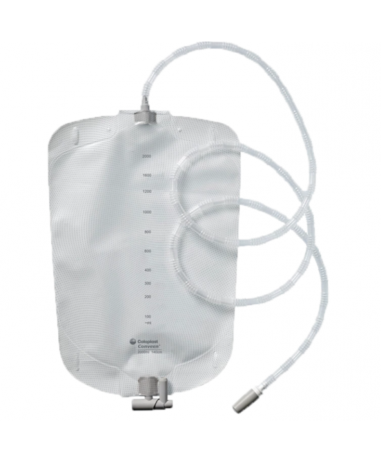 Sacca Da Letto Conveen Security + Riutilizzabile Con Scarico Da 1,5 Litri Con Tubo Da 90 Cm 10 Pezzi