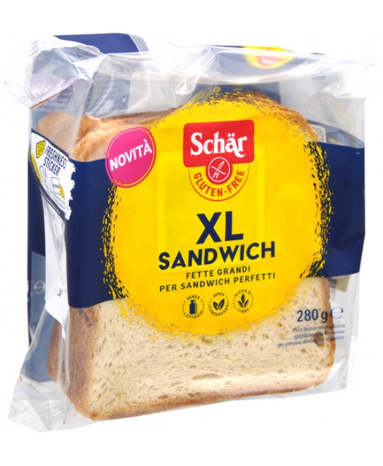Schar Xl Sandwich Pane Bianco Senza Lattosio 280 G
