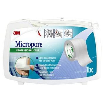 Cerotto In Carta 3m Micropore Surgical Tape M5x25mm Dispenser