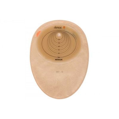 Placca Per Colo/Ileo E Urostomia Autoportante Flangia Semovente A Spessore Ridotto Nova 2 Ritagliabile 36mm 5 Pezzi
