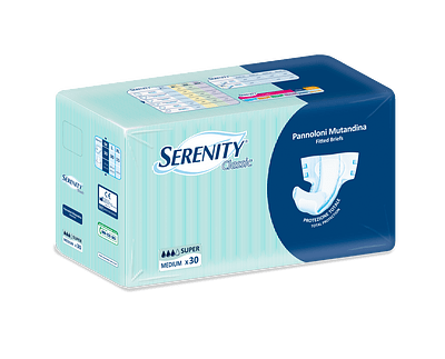 Pannolone Mutandina Per Incontinenza Classic Super M Tender30 Pezzi