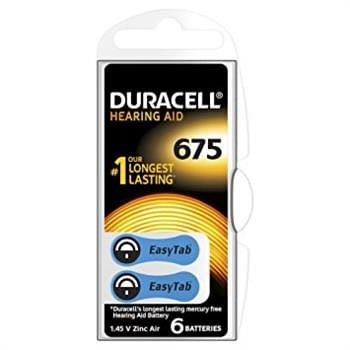 Duracell Easy Tab 675 Blu Batteria Per Apparecchio Acustico