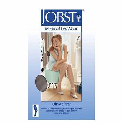 Calza Compressiva Jobst Ultrasheer Microfibra 10 15mmhg Collant Sabbia 2