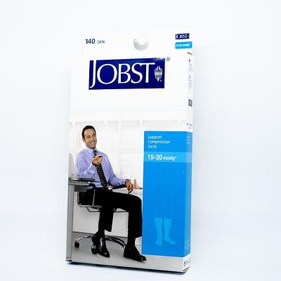Calza Compressiva Jobst For Men 15 20mmhg Gambaletto Nero 2