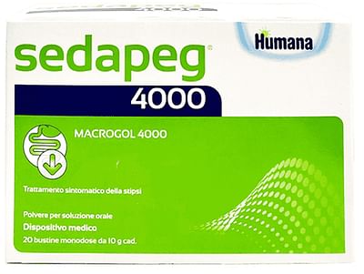 Sedapeg 4000 Bustine Humana 20 Bustine Da 10 G