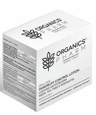Organics Pharm Dandruff Control Lotion Neem Oil, Tea Tree And Pentavin 6 Fiale Da 6 Ml