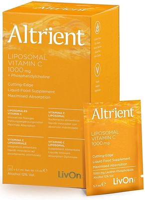 Altrient Vitamina C Liposomiale 1000mg Vegano - 30 Bustine Integratore Alimentare