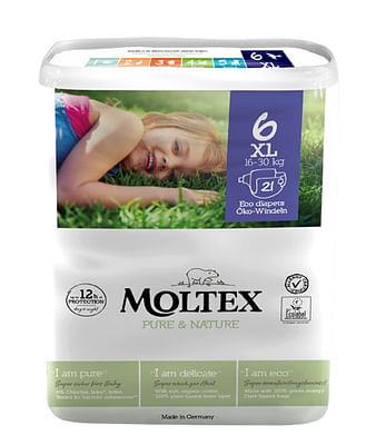 Pannolini Moltex Pure & Nature Xl 16 30 Kg Taglia 6 21 Pezzi