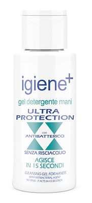 Igiene+ Gel Detergente Mani Ultra Protection Con Antibatterico 50 Ml