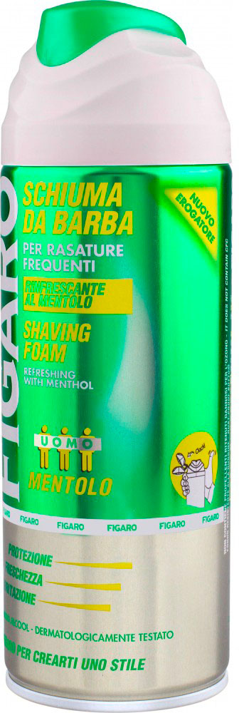 FIGARO SCHIUMA BARBA MENTOLO 400 M