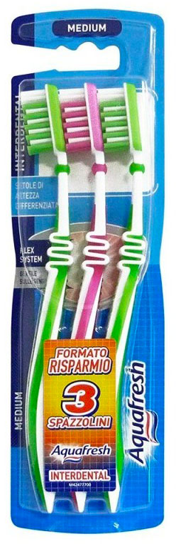 AQUAFRESH SPAZ INTERDENT TRI/PACC